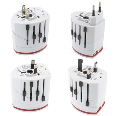 Adaptateur pour prise, adaptateur pour voyage mondial 2 et chargeur USB