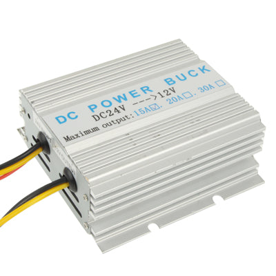 Transformateur abaisseur pour alimentation automatique CC de 24 V à 12 V, courant de sortie nominal : 15 A, courant de sortie nominal : 15 A