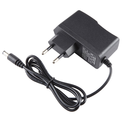 Adaptateur d'alimentation CA 100-240 V à CC 6 V 2 A avec colonne UE de haute qualité, pointe : 5,5 x 2,1 mm, longueur de câble : 1,1 m, prise EU DC 6V 2A