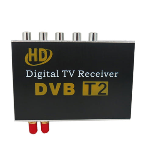 Ricevitore TV DVB-T2 pour voiture numérique mobile H.264 / AVC MPEG4 à haute vitesse 90 km/h, adapté à l'Europe / Singapour / Thaïlande / Afrique, etc.