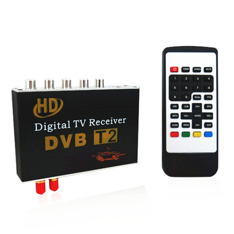Ricevitore TV DVB-T2 pour voiture numérique mobile H.264 / AVC MPEG4 à haute vitesse 90 km/h, adapté à l'Europe / Singapour / Thaïlande / Afrique, etc.