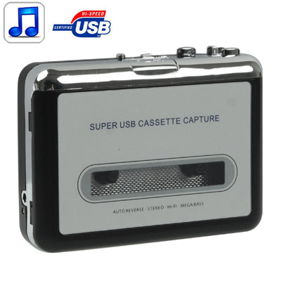 Convertisseur de cassette en MP3 de nastro vers PC Super USB Prise de lecture audio musicale, Tape to MP3 Black