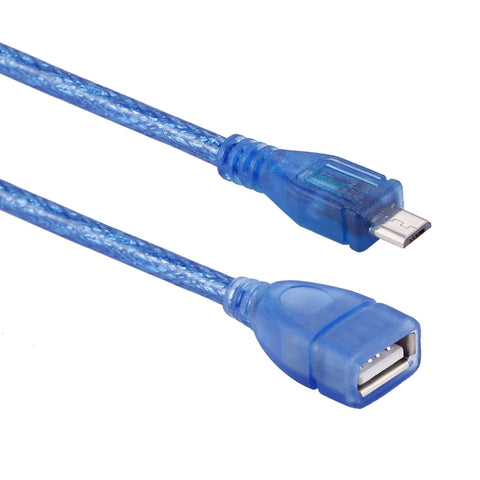 Cavo adattatore convertitore OTG da micro USB maschio a USB 2.0 femmina da 29 cm