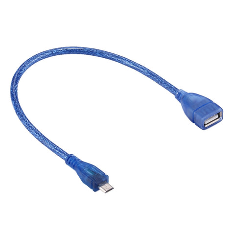 Cavo adattatore convertitore OTG da micro USB maschio a USB 2.0 femmina da 29 cm