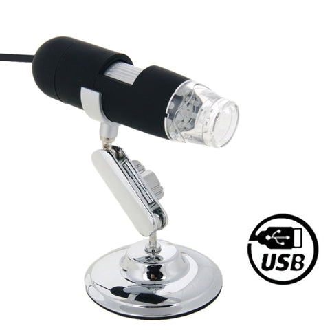 Microscope numérique USB 2.0 de 1,3 mégapixel 500X avec 8 LED, 500X