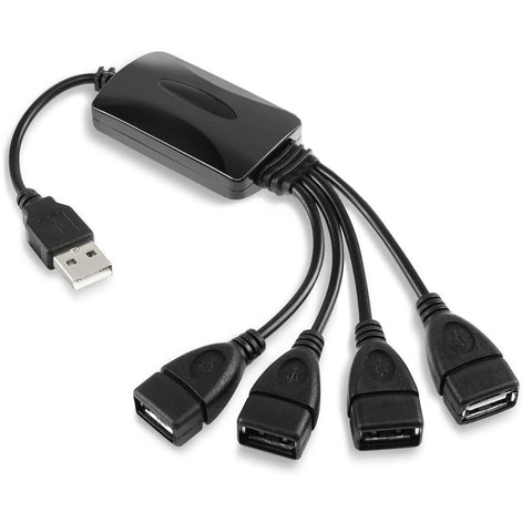 Hub cavo universale ad alta velocità USB 2.0 480 Mbps a 4 porte per PC