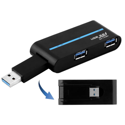Hub USB 3.0 USB 3.0 rotante a 180 gradi Splitter USB pieghevole a 4 porte