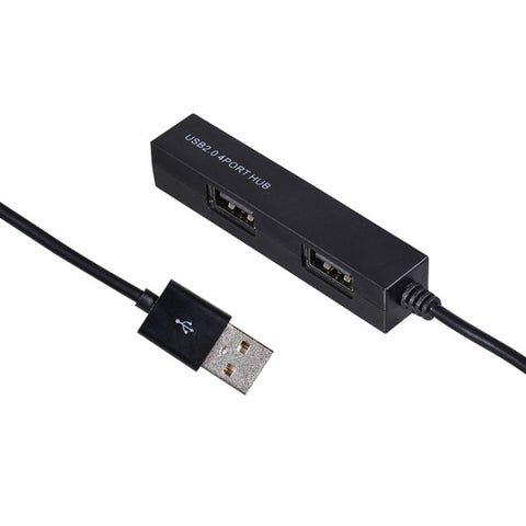 HUB USB 2.0 a 4 porte ad alta velocità, USB Splitter(Black)