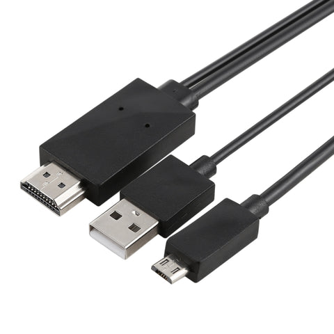 Cavo adattatore multiuso Micro USB MHL a HDMI HDTV da 1,8 m, supporta uscita Full HD 1080P, S-WMCS-1234B, S-WMCS-1234G, S-WMCS-1234M, S-WMCS-1234RG, S-WMCS-1234TT, S-WMCS-1234W, S-WMCS-1234Y