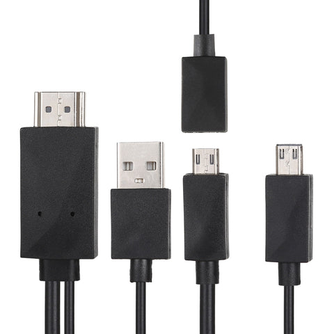Cavo adattatore multiuso Micro USB MHL a HDMI HDTV da 1,8 m, supporta uscita Full HD 1080P, S-WMCS-1234B, S-WMCS-1234G, S-WMCS-1234M, S-WMCS-1234RG, S-WMCS-1234TT, S-WMCS-1234W, S-WMCS-1234Y