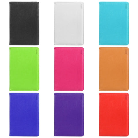 ENKAY Custodia in Pelle per Tablet da 9 pollici Crazy Horse Texture Rotazione a 360 Gradi Custodia Protettiva con Supporto per ONDA V891w, Ramos i9s Pro e Win8, Colorfly i898W e i898A