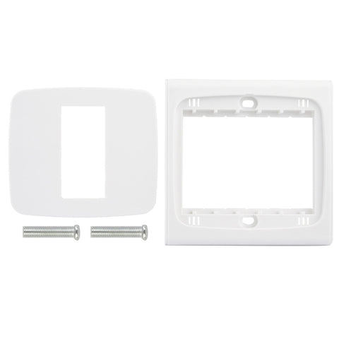 Piastra da muro con vite per inserti ciechi - 1 foro, utilisable dans tout le monde