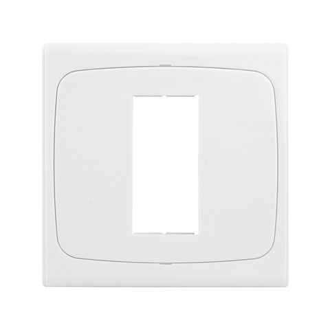 Piastra da muro con vite per inserti ciechi - 1 foro, utilisable dans tout le monde