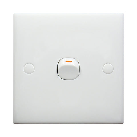 Interruttore elettrico a parete (dimensions: 86 x 86 mm), 1 interrupteur