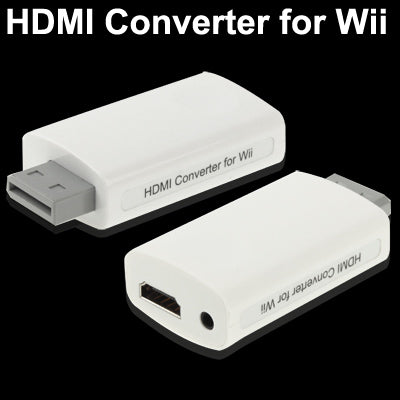 Convertisseur HDMI Full HD 1080P pour Wii, dimensions : 73 x 37 x 20 mm