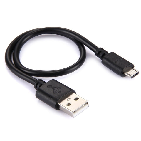 Câble USB micro USB 2.0 à 2 cœurs et 20 fils de câble, longueur du câble : environ 30 cm