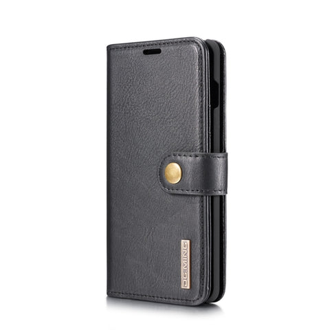 DG.MING Custodia in pelle magnetica staccabile con texture Crazy Horse per Samsung Galaxy S10, con supporto, slot per carte e portafoglio, Galaxy S10, For Samsung Galaxy S10