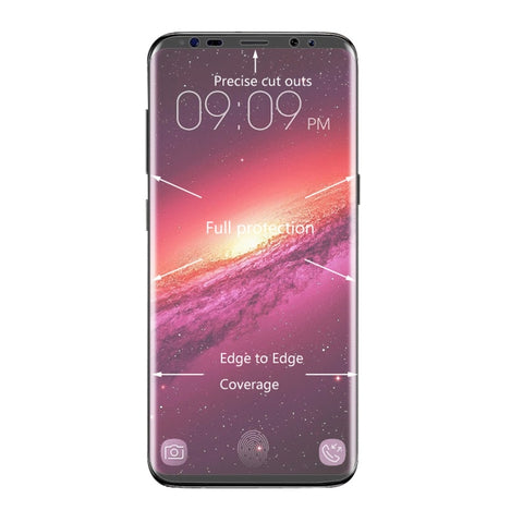 ENKAY Hat-Prince per Galaxy S9 PET Pellicola protettiva per schermo HD curva a caldo a schermo intero, For Galaxy S9