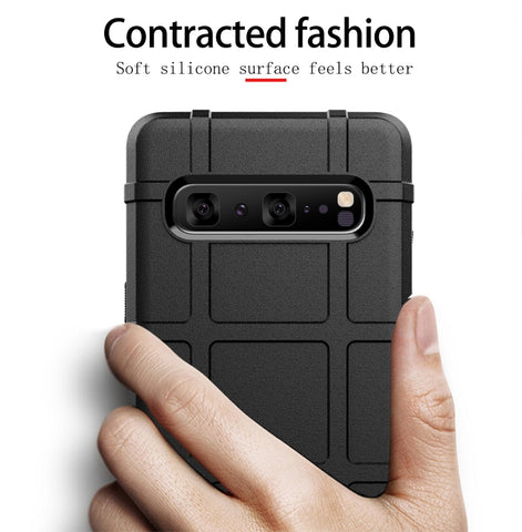 Custodia protettiva in silicone a copertura totale con scudo robusto antiurto per Galaxy S10 5G, For Galaxy S10 5G