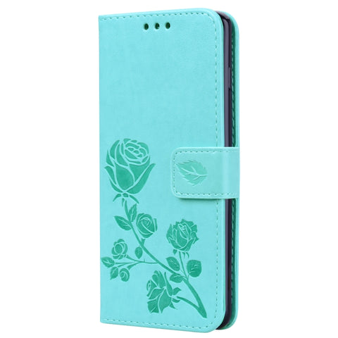 Étui en cuir PU avec structure orizzontale en rilievo rose pour Galaxy S10 Plus, avec support, emplacement pour carte et portafoglio, pour Samsung Galaxy S10 Plus