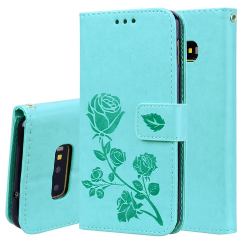 Custodia in pelle PU con chiusura orizzontale in rilievo rosa per Galaxy S10e, con supporto, slot per carte e portafoglio, For Samsung Galaxy S10e, Galaxy S10e