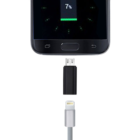 Adattatore 8 Pin Femmina a Micro USB Maschio per Smartphone Samsung,