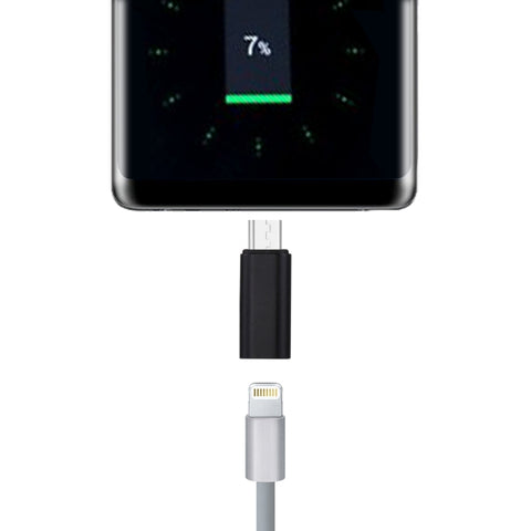 Adattatore con guscio in metallo da 8 pin femmina a USB-C / tipo C maschio