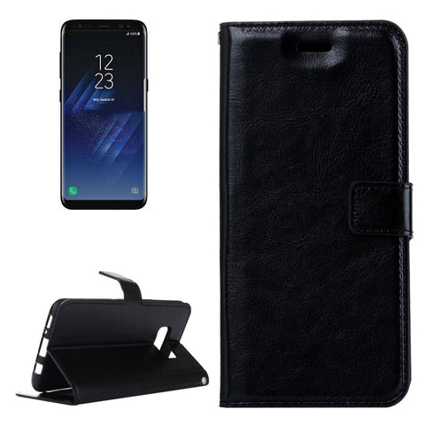 Per Galaxy S8 Custodia in pelle con vibrazione orizzontale retrò Crazy Horse Texture con supporto, slot per carte, portafoglio e cornice per foto, For Galaxy S8, For Samsung Galaxy S8, Galaxy S8