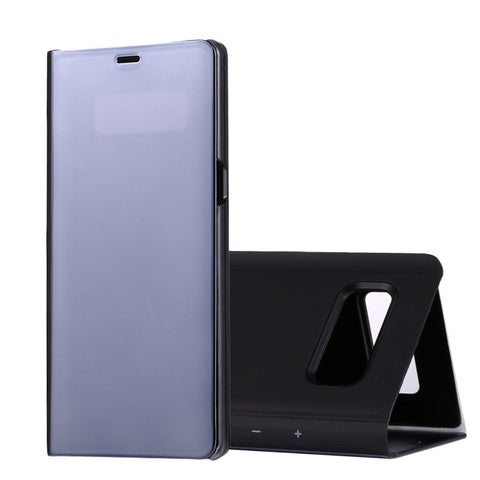 Per Galaxy Note 8 Custodia in pelle con vibrazione orizzontale a specchio galvanico con funzione di sospensione/sveglia e supporto, For Galaxy Note 8