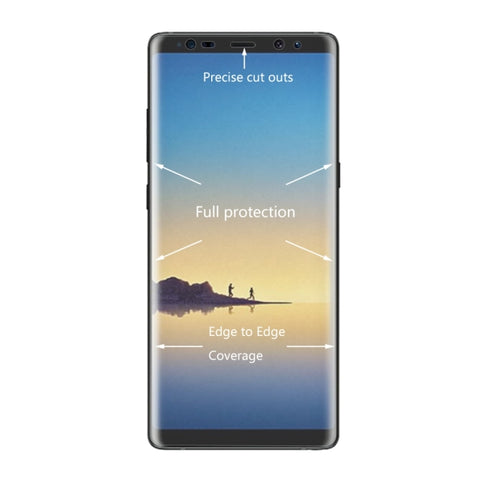 ENKAY Hat-Prince per Galaxy Note 8 Pellicola proteggi schermo HD curva a caldo a schermo intero in PET, For Galaxy Note 8