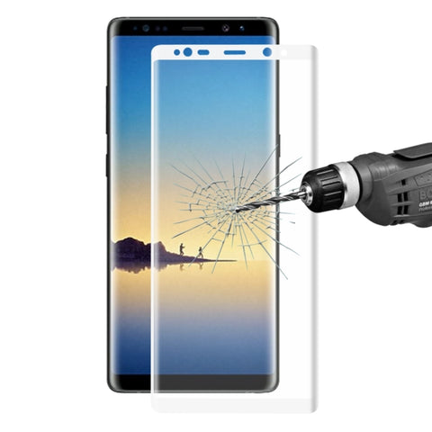 ENKAY Hat-Prince per Galaxy Note 8 0,26mm 9H Durezza superficiale Pellicola per schermo in vetro temperato curvo a schermo intero antideflagrante 3D, For Galaxy Note 8