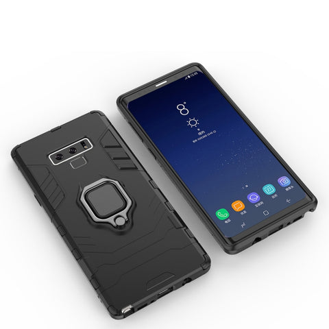 Custodia protettiva antiurto per PC + TPU con supporto ad anello magnetico per Galaxy Note9, For Galaxy Note9