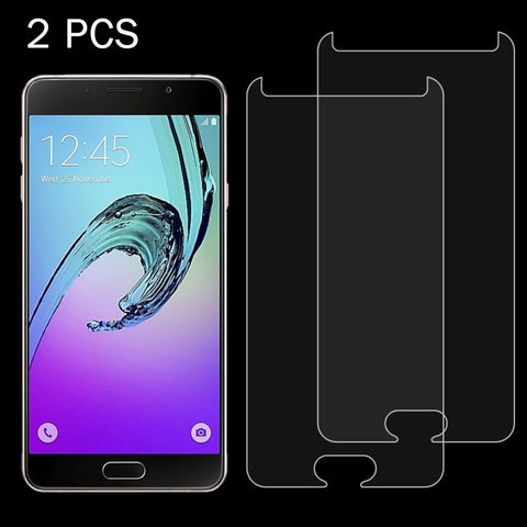 2 pezzi per Galaxy A3 (2017) / A320 0,26 mm 9H Durezza superficiale 2,5D Pellicola per schermo in vetro temperato antideflagrante, 2pcs