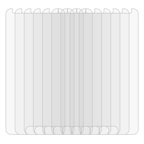 50 PZ Per Galaxy A3 (2017) / A320 0,26mm 9H Durezza superficiale 2.5D Pellicola per schermo in vetro temperato antideflagrante, 50pcs