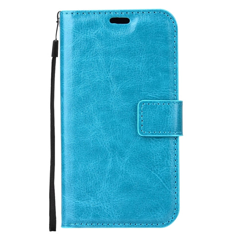 Per Galaxy A3 (2017) / A320 Custodia in pelle PU con texture Crazy Horse orizzontale con supporto, slot per carte, portafoglio, cornice per foto, cordino e fibbia magnetica, For Galaxy A3 (2017)