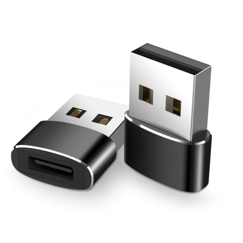 2 adattatori USB-C/Type-C femmina a USB 2.0 maschio, supporto per ricarica e trasmissione