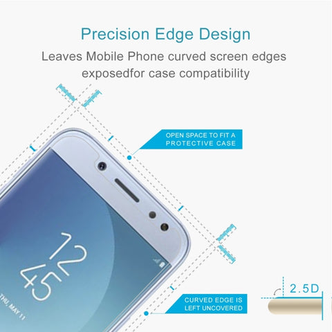 1 PZ Per Galaxy J5 (2017) (Versione UE) 0,26 mm 9H Durezza superficiale 2.5D Pellicola per schermo in vetro temperato a schermo intero antideflagrante, For Galaxy J5 (2017) (EU Version) (1 PC)