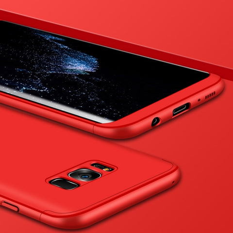 GKK per Galaxy S8 PC Custodia protettiva a tre paragrafi con copertura protettiva a 360 gradi a copertura totale, Galaxy S8, For Galaxy S8