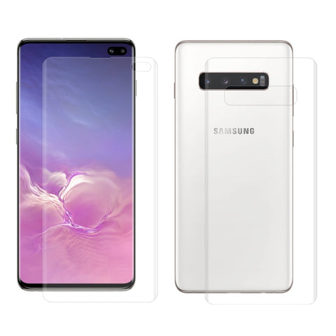 ENKAY Hat-Prince 0.1mm 3D Protezione per schermo intero Pellicola idrogel antideflagrante Fronte + Retro per Galaxy S10+, TPU+TPE+Materiale PET, Galaxy S10+