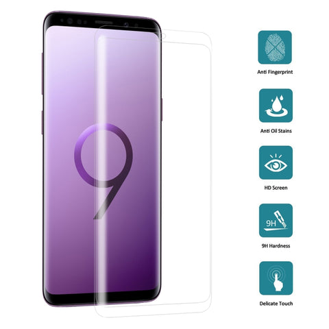 Pellicola in vetro temperato 3D da 0,26 mm 9H per Galaxy S9, For Galaxy S9 (0.26mm)
