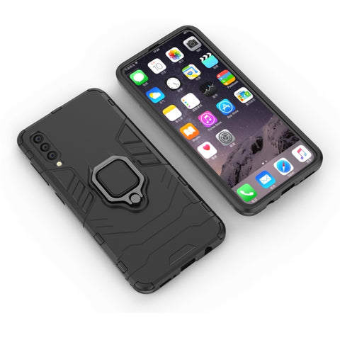 Custodia protettiva antiurto in PC + TPU per Galaxy A50, con supporto ad anello magnetico, per Galaxy A50