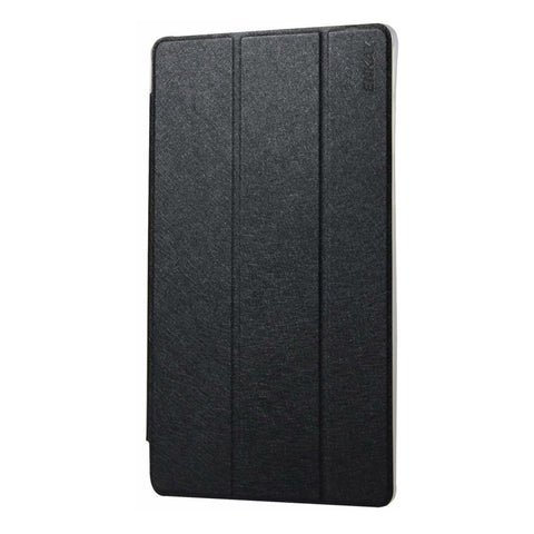 ENKAY Étui en Cuir PU avec Flip Orizzontale avec Texture Serica pour Galaxy Tab S4 10.5 / T835, avec Support Trois Pieghevoli et Fonction Veille/Réveil, Pour Galaxy Tab S4 10.5, Galaxy Tab S4 10.5