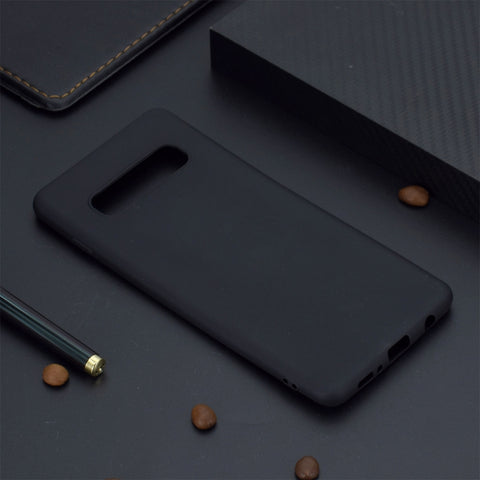 Custodia in TPU color caramello per Samsung Galaxy S10