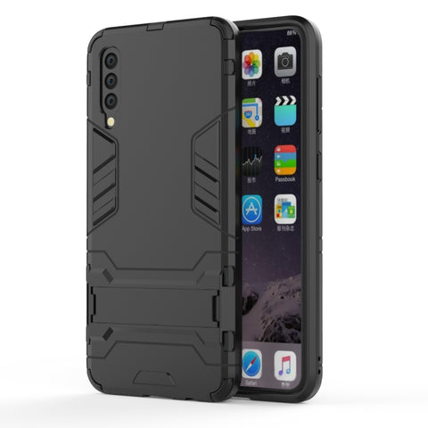 Custodia antiurto in PC + TPU per Galaxy A50, con supporto