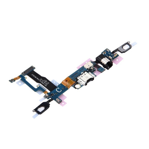 Pour Galaxy C5 Pro / C5010 Port USB + pulsante Home + prise flexible pour écouteurs, Galaxy C5 Pro