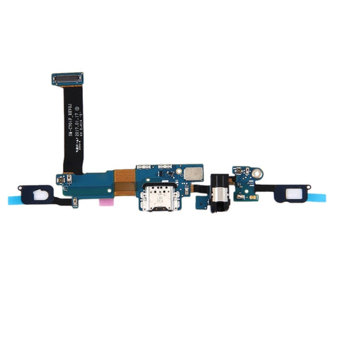 Pour Galaxy C7 Pro / C701F Port USB + pulsante Home + prise flexible pour écouteurs, Galaxy C7 Pro / C701F