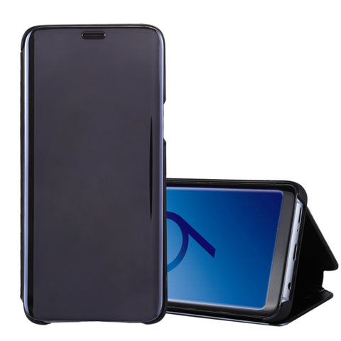 Per Galaxy S9+ Custodia in pelle con vibrazione orizzontale a specchio galvanico con supporto, Per Galaxy S9+