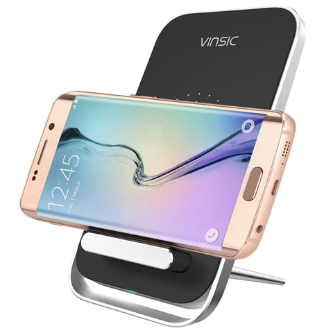 Caricabatterie wireless standard Qi con uscita Vinsic 5V 1A Caricabatterie rapido, Vinsic