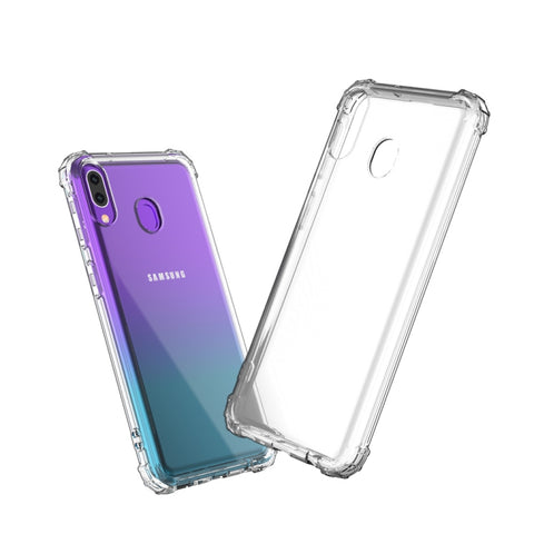 Protection morbide en TPU transparent antiurto pour Galaxy M20