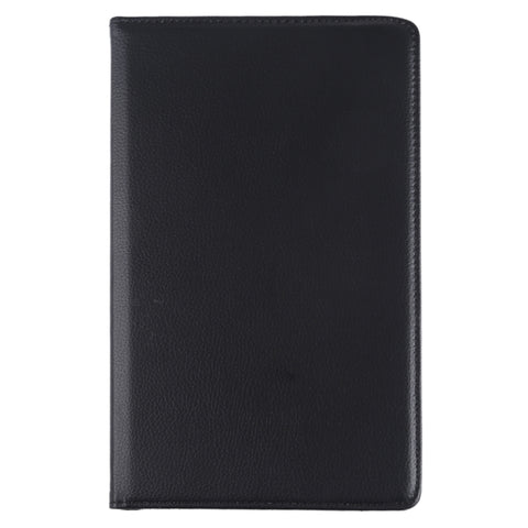 Étui en peau avec rotation orizzontale avec trame litchi et rotation à 360 degrés pour Galaxy Tab A 10.1 (2019) T510 / T515, avec support, pour Galaxy Tab A 10.1 (2019) T510 / T515